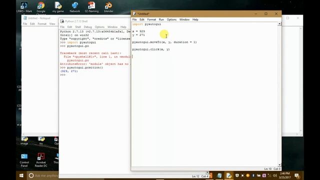 HOW TO WRITE TEXT IN APPLICATION USING PYAUTOGUI смотреть онлайн