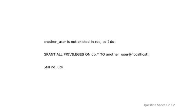 MySQL : Access denied; you need (at least one of) the SUPER privilege(s) for this operation смотреть онлайн