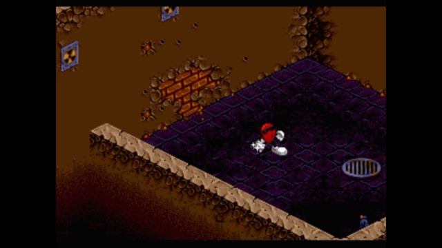 Sega Mega Drive 2 (Smd) 16-bit Spot Goes to Hollywood Stage 10 Post-Nuclear/Город после ядерной ката