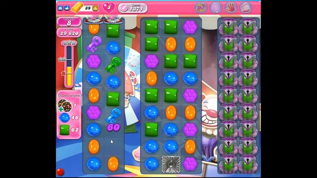 Candy Crush Saga Level 1371 No Boosters смотреть онлайн