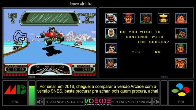 Road Riot 4WD (Sega Genesis vs SNES) Side by Side Comparison | VCDECIDE смотреть онлайн