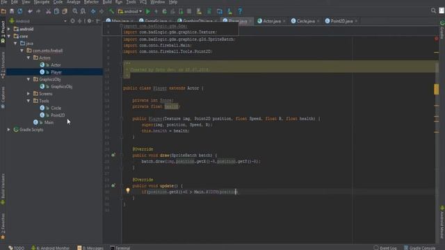 Android and LibGDX. Урок 5. Пишем игрока смотреть онлайн