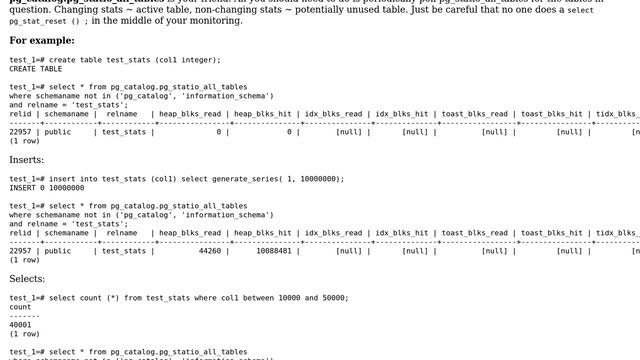 Databases: PostgreSQL: Last access time to table (2 Solutions!!) смотреть онлайн