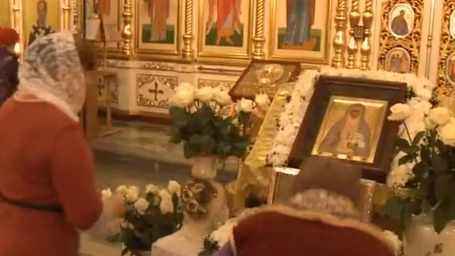 Мощи мученицы Елиcаветы Романовой в Каменске-Уральском.