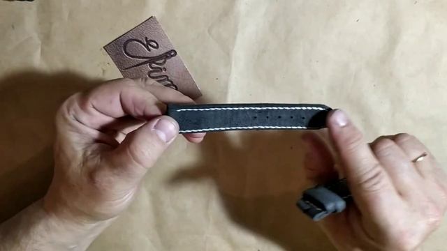 Кожаный ремешок для часов. Ручная работа. смотреть онлайн