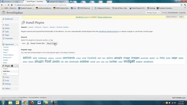 WordPress Resize Banner Plugin