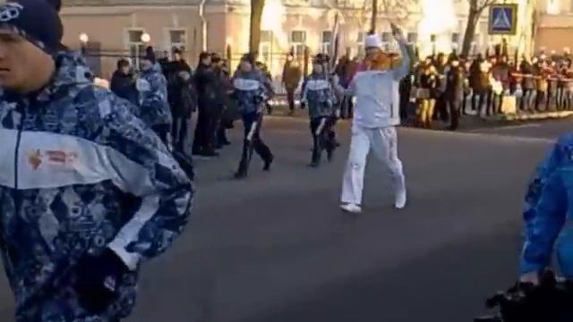 Олимпийский огонь в Йошкар Оле смотреть онлайн