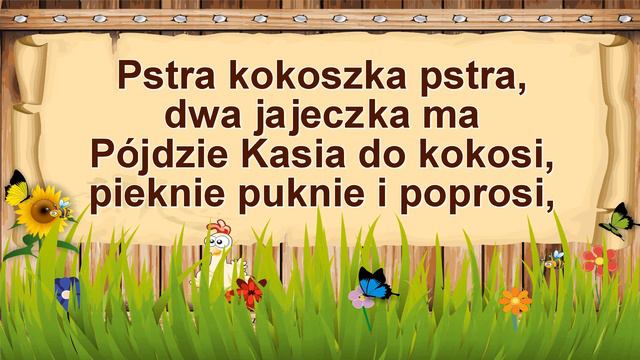 Karaoke dla dzieci Pstra kokoszka смотреть онлайн