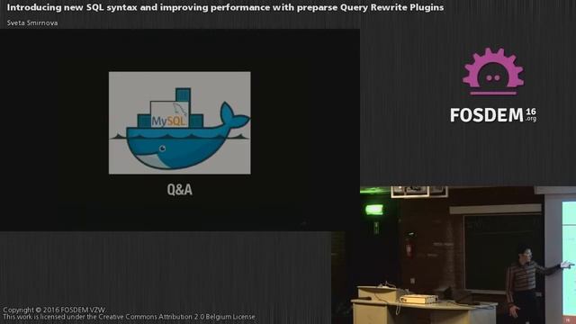 FOSDEM 2016 - H1308 - Introducing New Sql Syntax And Improving Performance смотреть онлайн