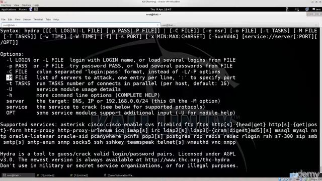 hydra usage part 1 - Firewall Training Videos смотреть онлайн