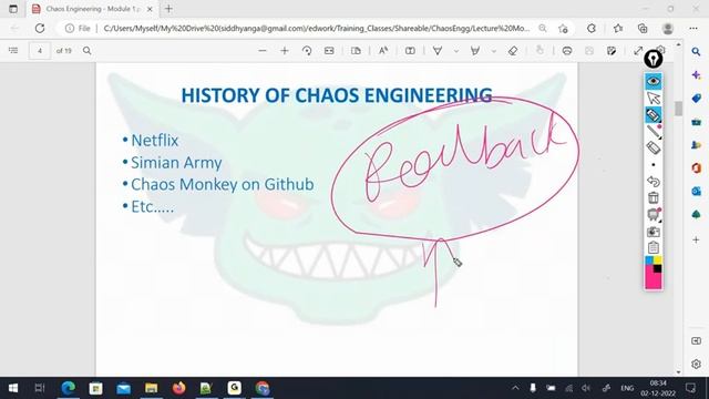Chaos Engineering Day 1 Video on 2nd Dec 2022. Pls contact WhatsApp us on +91 8019952427 to enroll смотреть онлайн