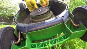 Viking ME 443. Как снять крыльчатку газонокосилки