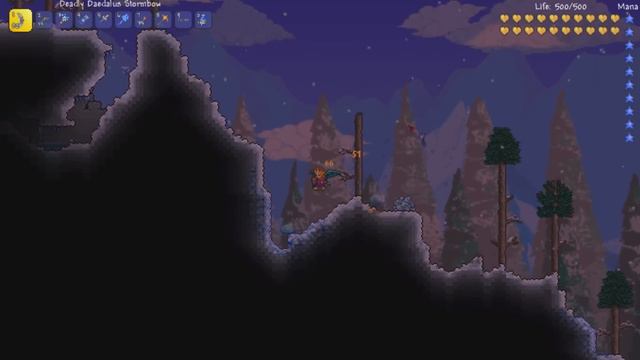Terraria 1.3 Weapons Guide!: DAEDALUS STORMBOW! HALLOWED MIMIC DROP