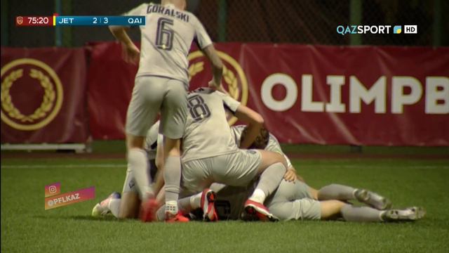 OLIMPBET-ЧЕМПИОНАТ КАЗАХСТАНА 2020. 13 ТУР. ЖЕТЫСУ - КАЙРАТ 2:3 (Д. ПОЛЯКОВ) смотреть онлайн