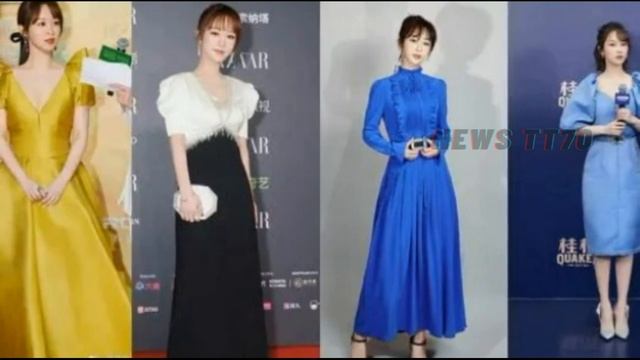 【NEWS TT7010月2日】#杨紫 十一套礼服造型大赏，万年一字肩，也能美出圈 #yangzi смотреть онлайн