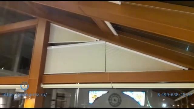 Автоматическая рулонная штора с боковым креплением смотреть онлайн