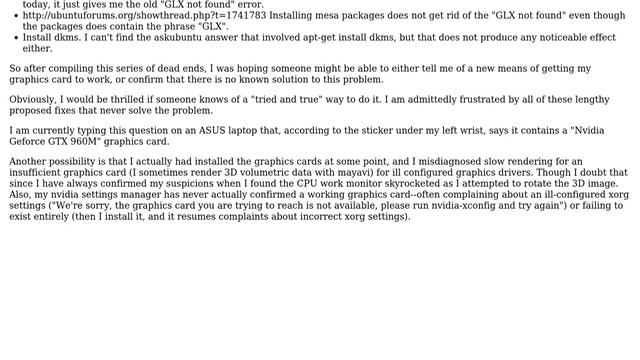 Ubuntu: What is the currently accepted means of getting Nvidia to work on ubuntu 15.04? смотреть онлайн