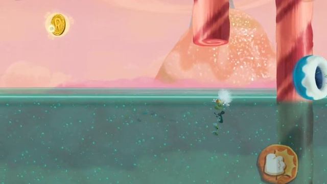 Rayman Fiesta Run Level 4 Candy Ice sugar Walkthrough 100% HD 720p смотреть онлайн