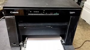 Canon MF 3010 cleaning fixing assembly / очистка печки от тонера с меню