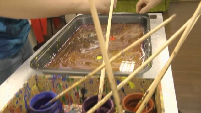 Мастер-класс рисование на воде красками "Эбру" СПб смотреть онлайн