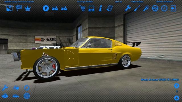 SLRR:FORD MUSTANG 1967 FASTBACK DRIFT CAR смотреть онлайн