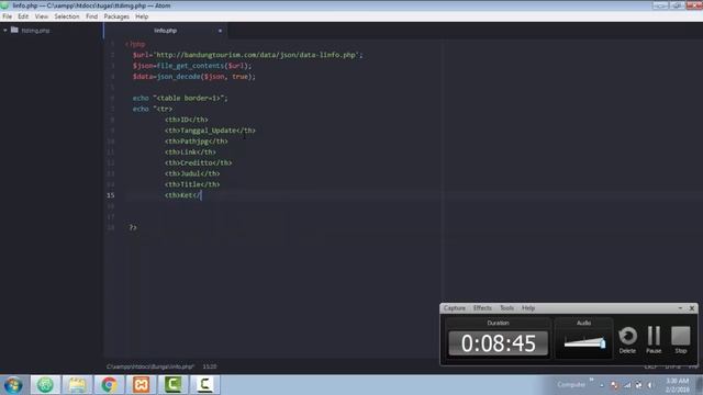 Parsing Json menggunakan PHP [Bunga Yani Gupita] смотреть онлайн