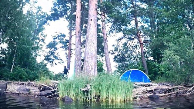 Priozersk, Lake Vuoksa rest on one of the islands 2017 смотреть онлайн