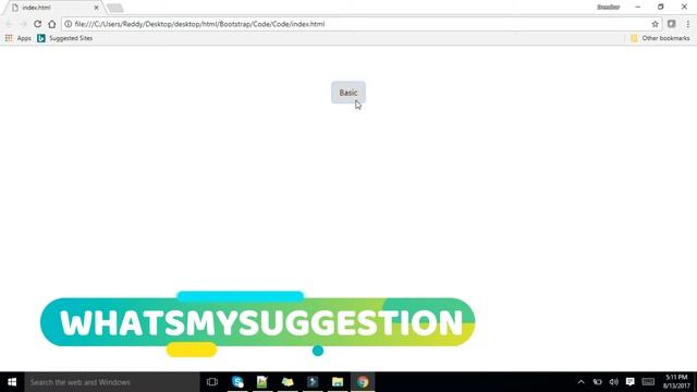 How To Create Button Types in Bootstrap смотреть онлайн
