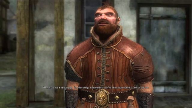 Brilliant Moments in The Witcher 1 - Geralts profound conversation with Zolton смотреть онлайн