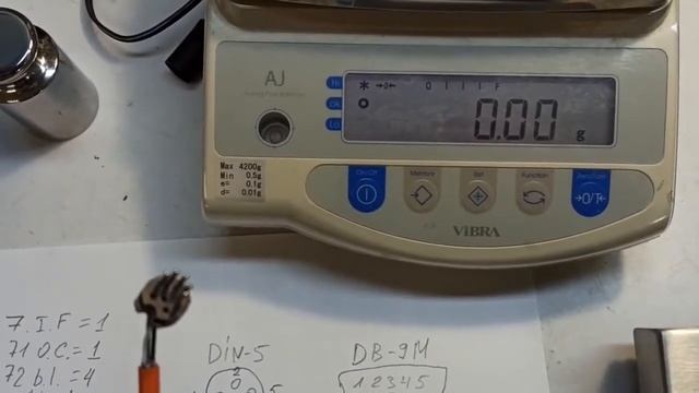 Подключение дублирующего табло ТОКВЕС DS-500 к лабораторным, ювелирным весам VIBRA AJH-4200CE смотреть онлайн