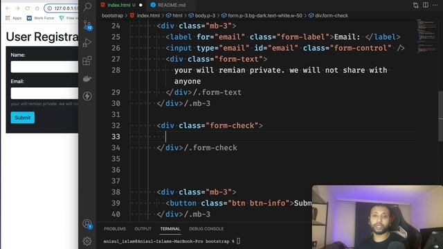 Bootstrap5 Bangla Tutorial 18 : Form смотреть онлайн