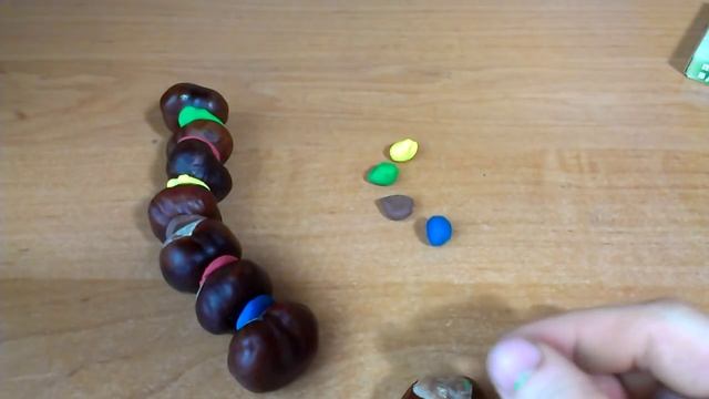 Гусеница из каштанов и пластилина (Hanmade с Масей) ♕♕♕ смотреть онлайн