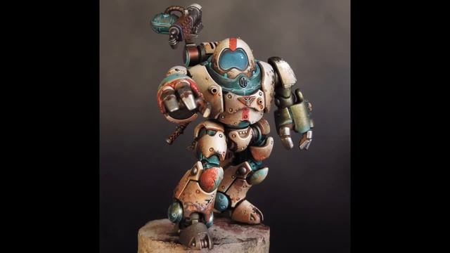 КАСТЕЛАН - РОБОТ НА ПЕРФОКАРТАХ! WARHAMMER 40000