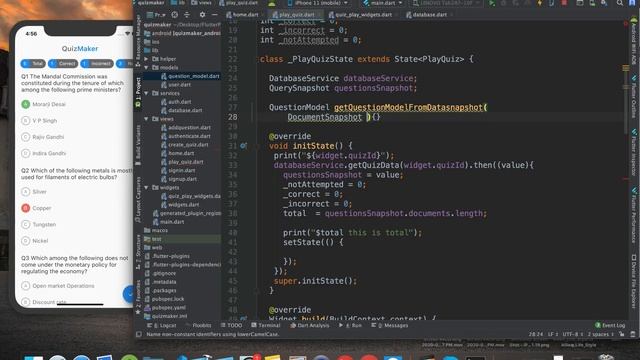 Build a Quiz Maker App with Flutter & Firebase Part 3/3 | Flutter Tutorial For Beginners смотреть онлайн