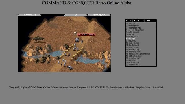 Command & Conquer Retro Online Alpha (play C&C1 in your Browser) смотреть онлайн