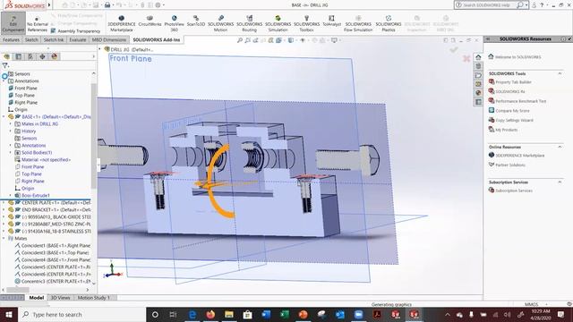 Making an Assembly Detail Drawing w/ BOM in Solidworks смотреть онлайн
