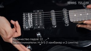 Обзор электрогитары TERRIS TSS-039