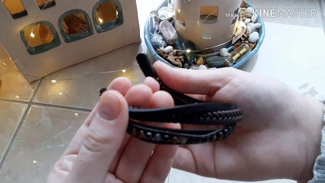 Мужской кожаный браслет с #Алиэкспресс ! смотреть онлайн