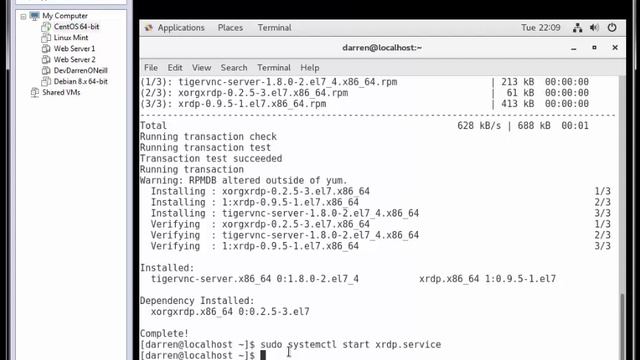 How To RDP into CentOS 7 from Windows смотреть онлайн