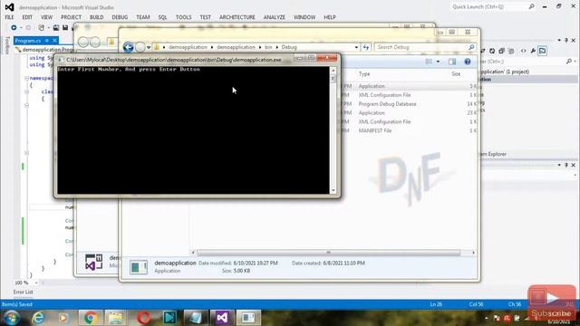 Create .Exe For Console Application | Run console Application From EXE смотреть онлайн