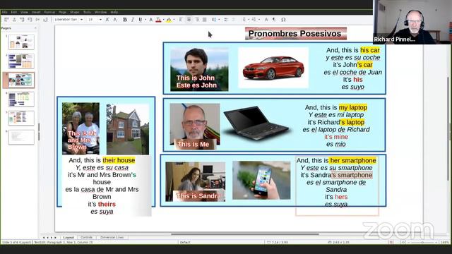 Curso de Inglés 2019 12 Pronombres objetivos y pronombres posesivos смотреть онлайн