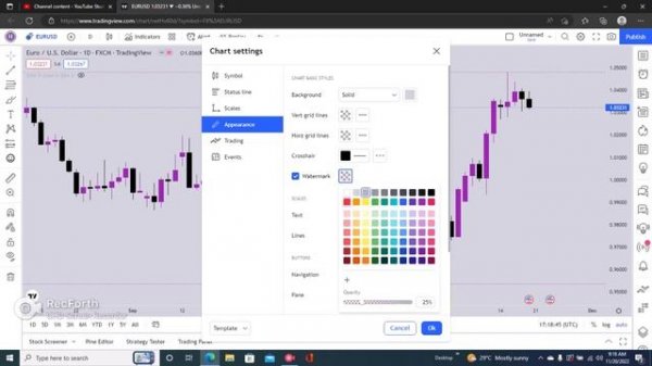 How to remove watermark on tradingview ll Remove watermark from