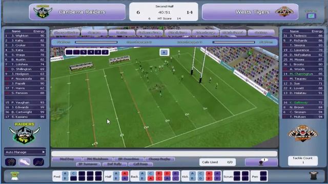 RUGBY LEAGUE TEAM MANAGER 2015 | CANBERRA RAIDERS | EPISODE 9 смотреть онлайн