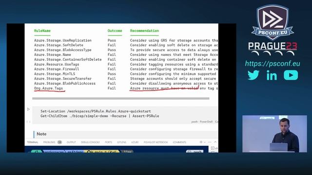 Validate Infrastructure as Code using PSRule - Jan Egil Ring - PSConfEU 2023 смотреть онлайн