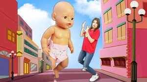 Игры с Беби Бон. Сказочный патруль увеличили ребенка Барби. Смешные видео для девочек