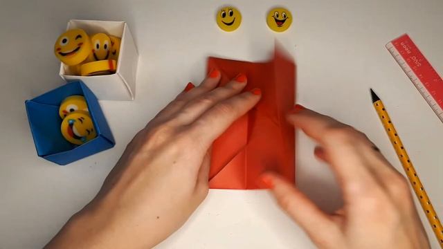 Как сделать коробочку из бумаги/ОРИГАМИ КОРОБКА смотреть онлайн
