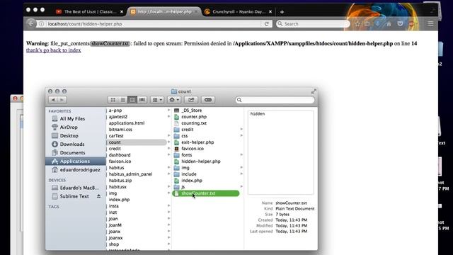 Permission Denied Error php in xampp смотреть онлайн