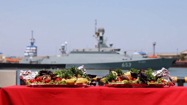 Встреча кораблей Каспийской флотилии после морского похода смотреть онлайн