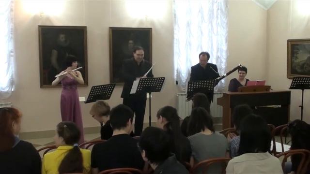 Vivaldi Sonata in g - minor for Flute Oboe (Flute) and bassoon kvavesina. 2 and 3 parts. смотреть онлайн