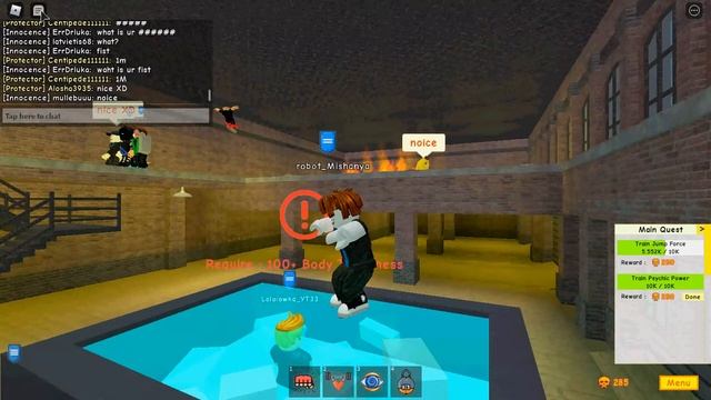 Roblox Роблокс Прокачка силы мага смотреть онлайн